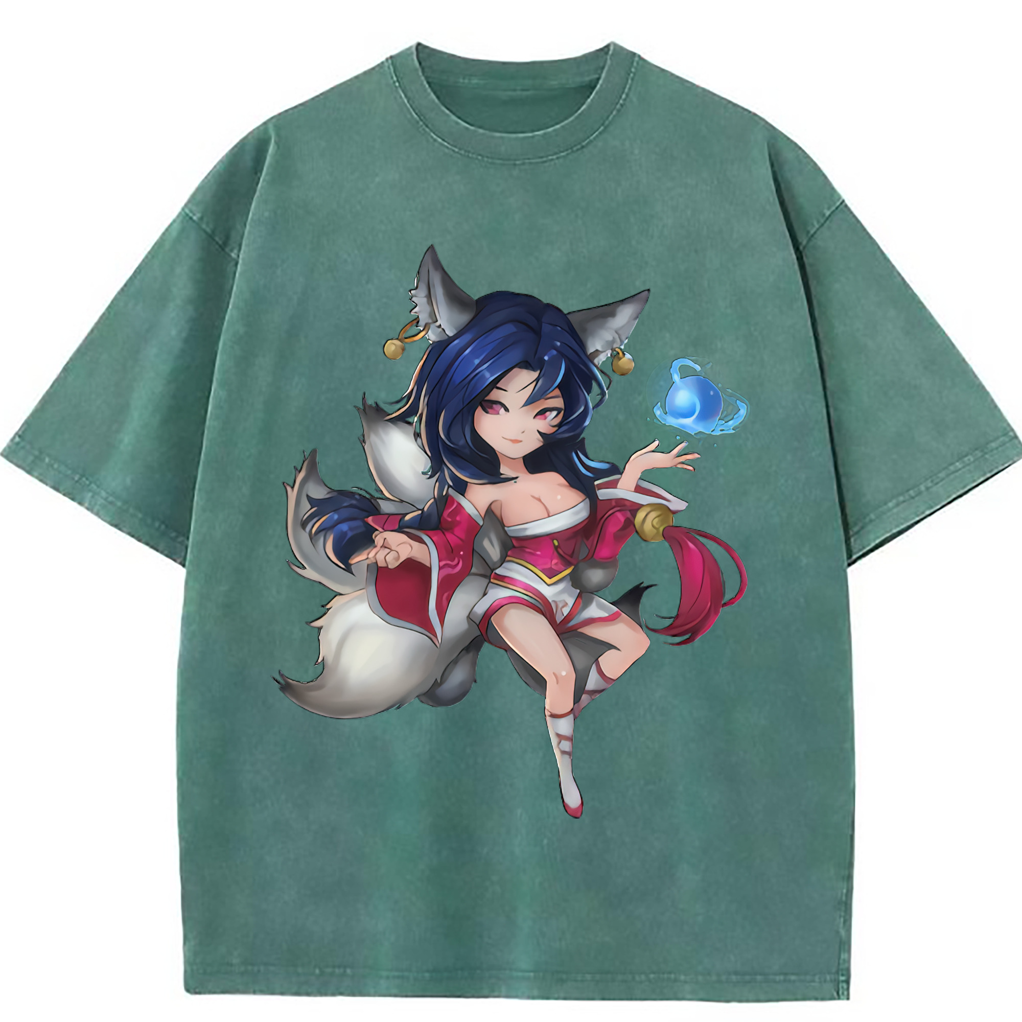 （画像用） リーグ・オブ・レジェンド League of Legends LOL 綿100% ヴィンテージ風 半袖Tシャツ（フロントプリント）